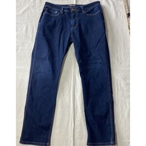 DUER L2X Slim Fit Jeans Mens 34x38 Blue Stretch Denim Performance Pants